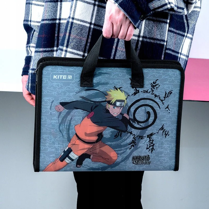 Teczka szkolna z rączką gruba A4 Naruto - Image 2