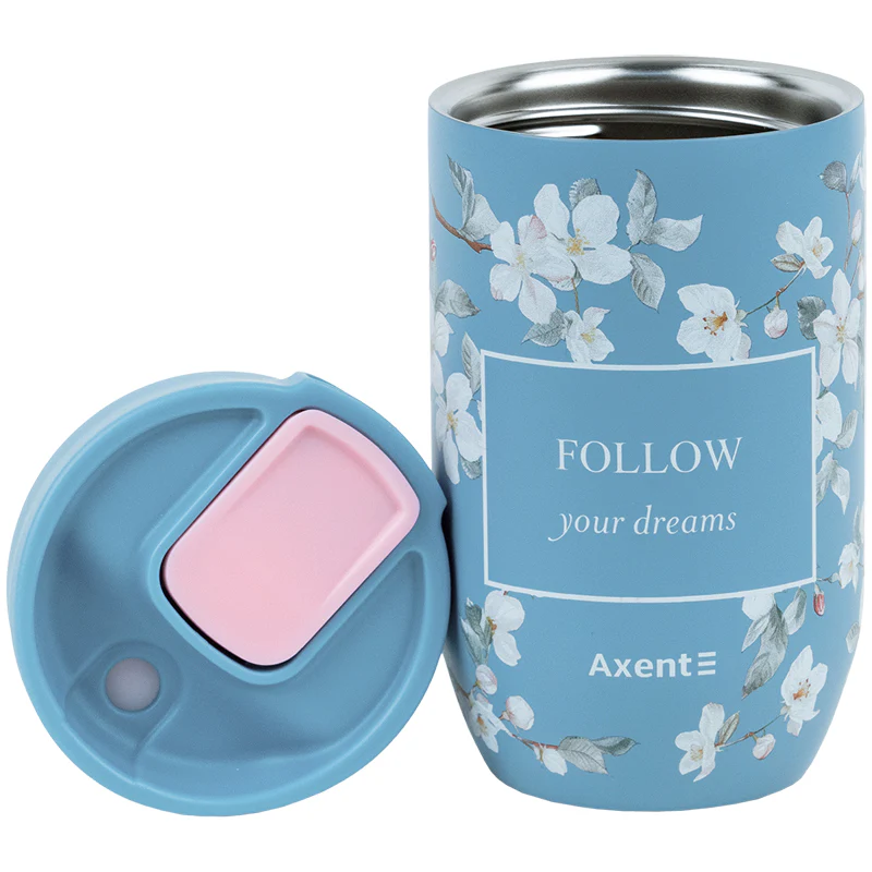 Termokubek Axent Gentle Blossom, 350 ml ze stali nierdzewnej - Image 3