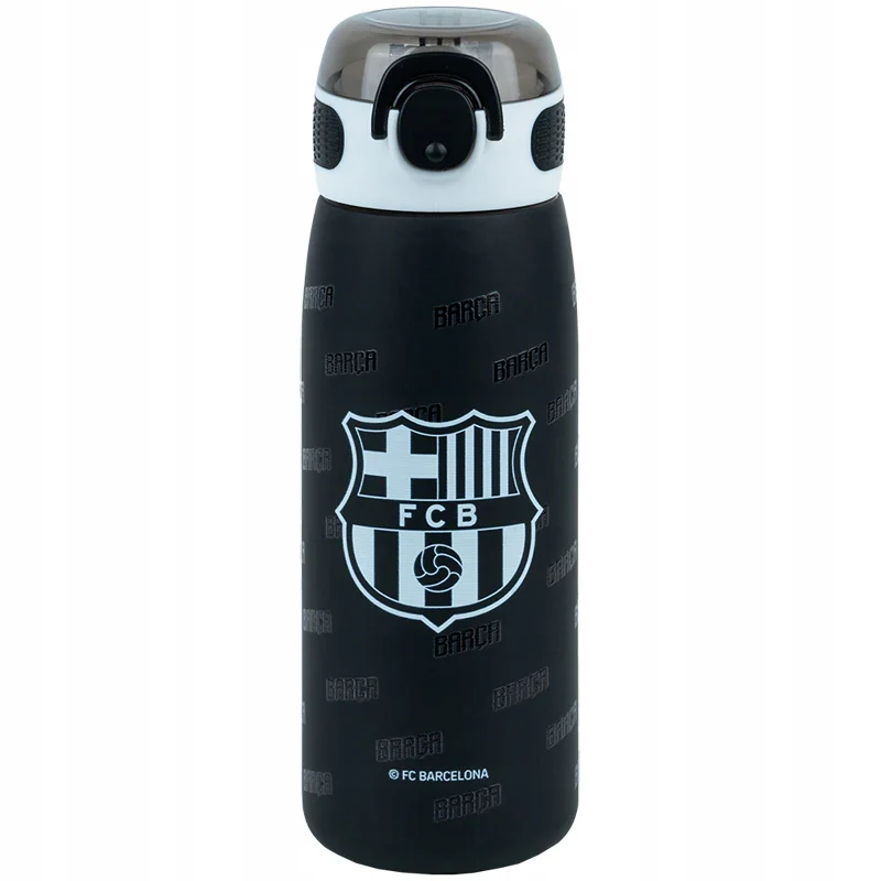 Termos dla chłopców FC Barcelona 600 ml ze słomką Kite
