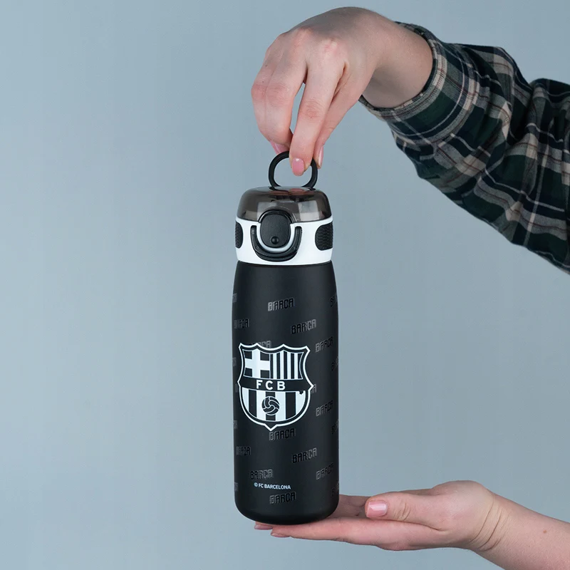 Termos dla chłopców FC Barcelona 600 ml ze słomką Kite - Image 4