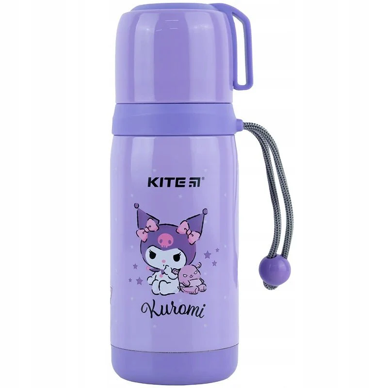 Termos dla dziewczynki z kubkiem metalowy Kuromi 350 ml