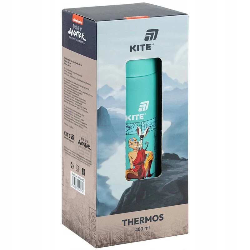 Termos z kubkiem dla dzieci metalowy 480 ml Avatar - Image 8