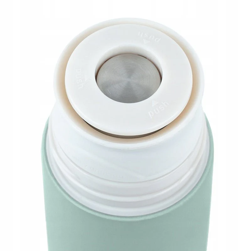 Termos z kubkiem dla dzieci metalowy zielony 350 ml Kite - Image 5
