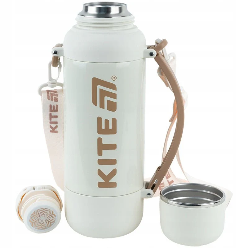 Termos podróżny 1200 ml z filtrem i paskiem na ramię Kite - Image 7