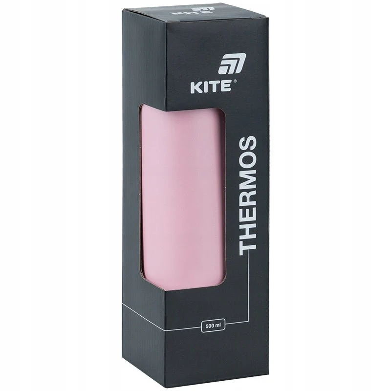 Termos z kubkiem metalowy 500 ml różowy - Image 6
