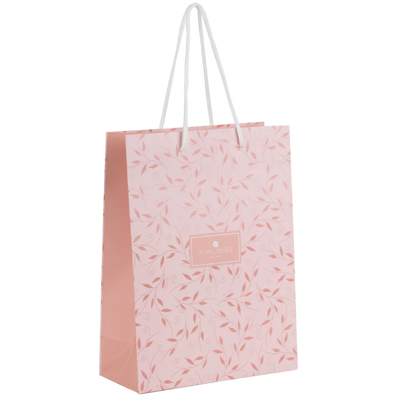 Torba prezentowa Secret Garden Turnowsky 18x24x8 cm papierowa wzory kwiatowe
