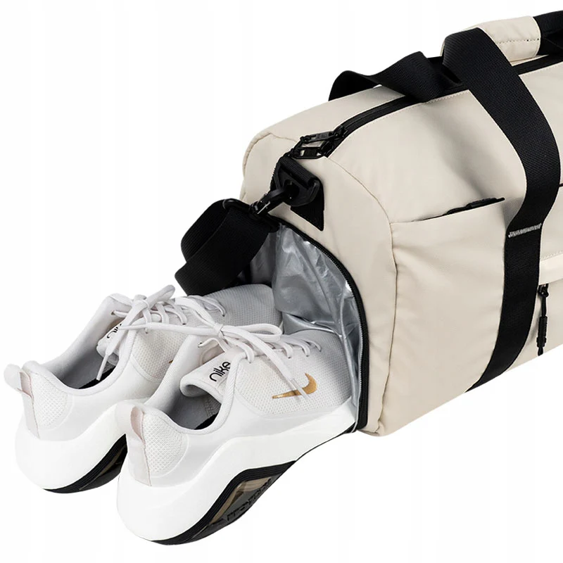 Torba sportowa beżowa dla dziewczynek treningowa podróżna z kieszenią na buty Kite - Image 7