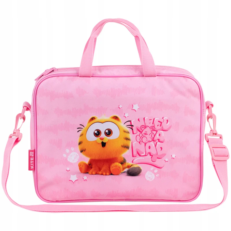 Torba szkolna teczka na plastykę A4+ Garfield Kite dla dziewczynki