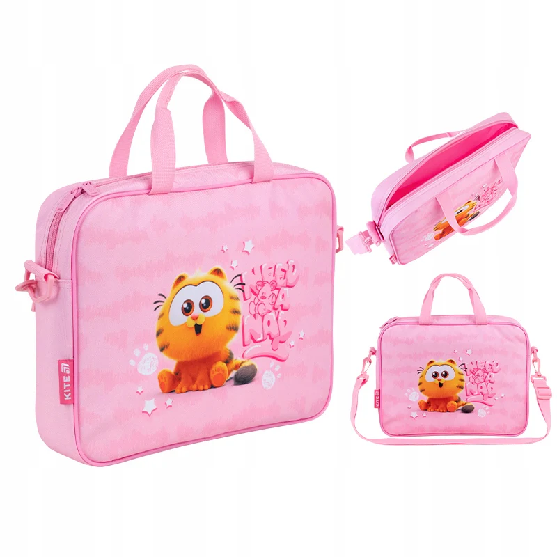 Torba szkolna teczka na plastykę A4+ Garfield Kite dla dziewczynki - Image 4