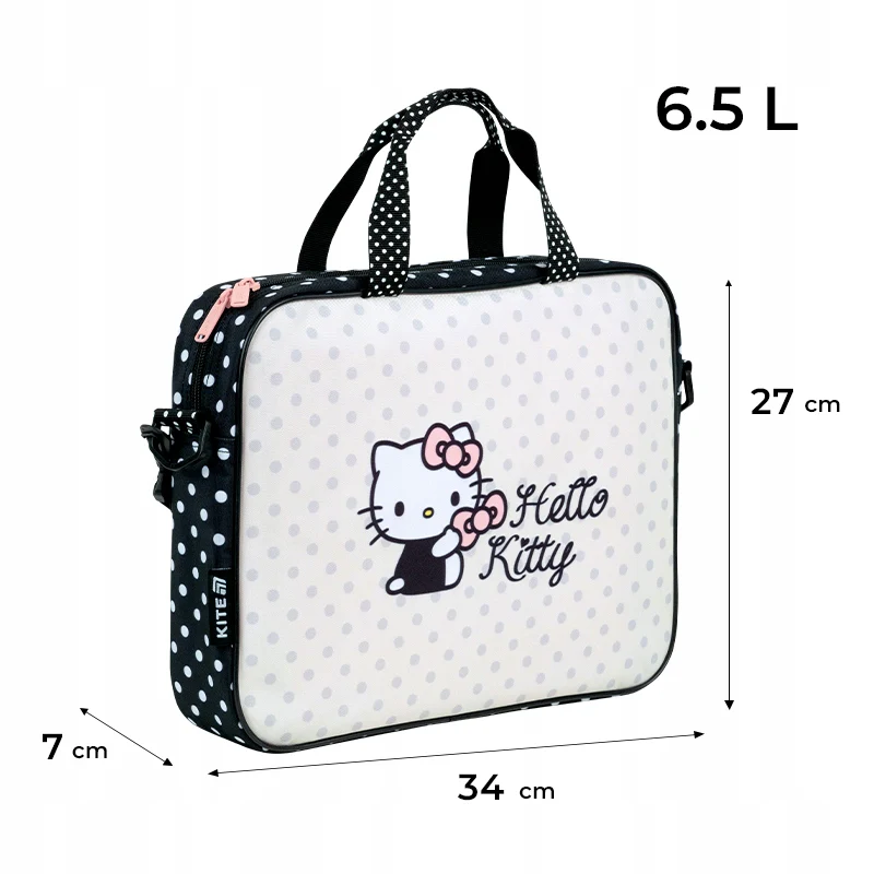 Torba szkolna teczka na plastykę A4+ Hello Kitty Kite dla dziewczynki - Image 5