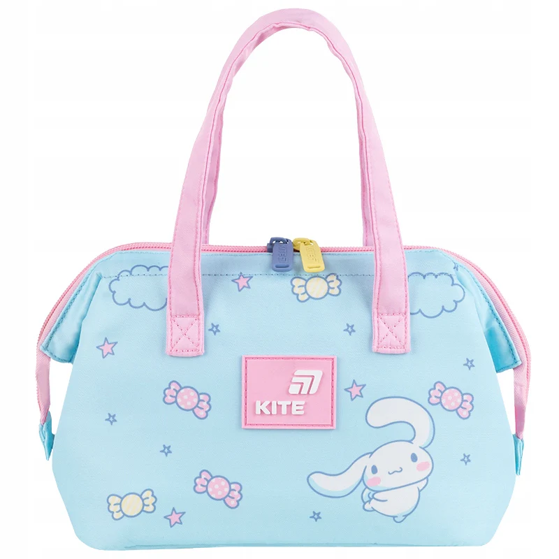 Torba termiczna Kite Cinnamoroll niebieska z rączkami na lunchbox dla dziewczynki