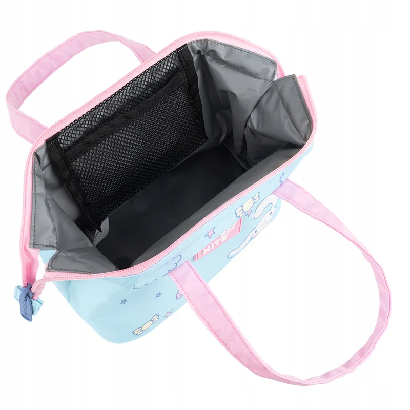 Torba termiczna Kite Cinnamoroll niebieska z rączkami na lunchbox dla dziewczynki - Image 5
