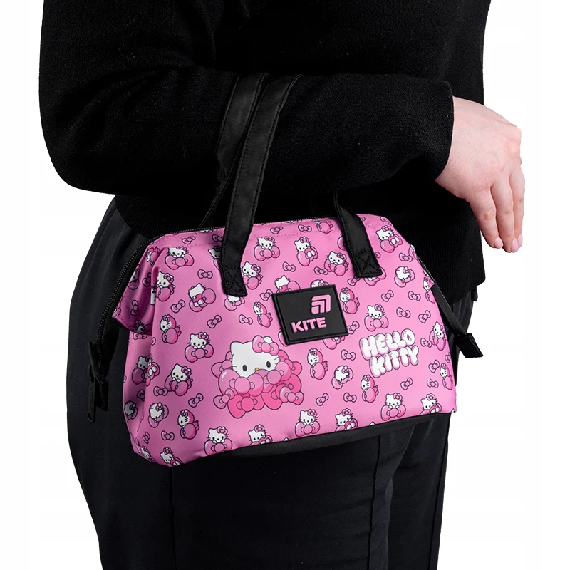 Torba termiczna Kite Hello Kitty różowa z rączkami na lunchbox dla dziewczynki - Image 2
