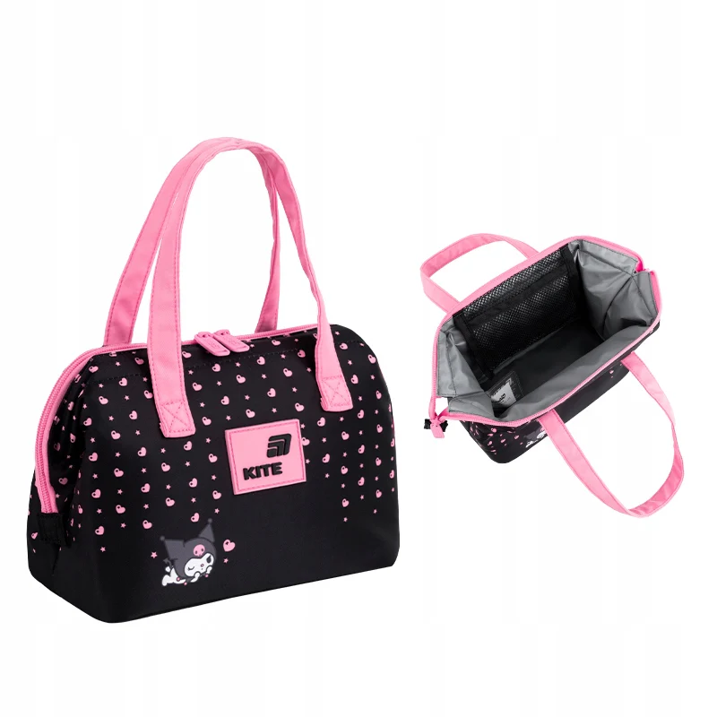 Torba termiczna Kite Kuromi czarna z rączkami na lunchbox dla dziewczynki - Image 7