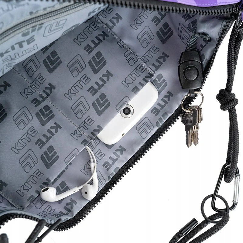 Torba na ramie crossbody młodzieżowa w kratkę Kite - Image 7