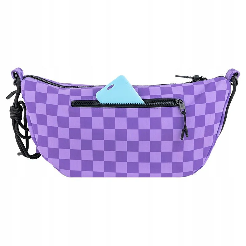 Torba na ramie crossbody młodzieżowa w kratkę Kite - Image 9