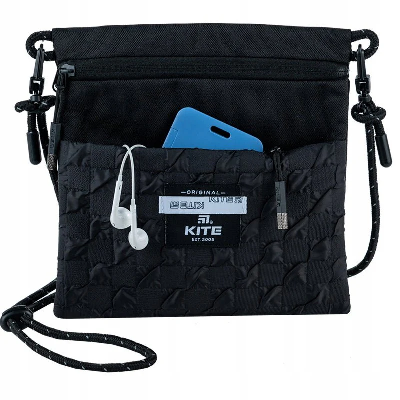 Torebka crossbody młodzieżowa czarna - Image 5