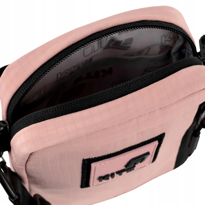 Torebka crossbody różowa dla dziewczynek nerka saszetka Kite z jeansu - Image 6
