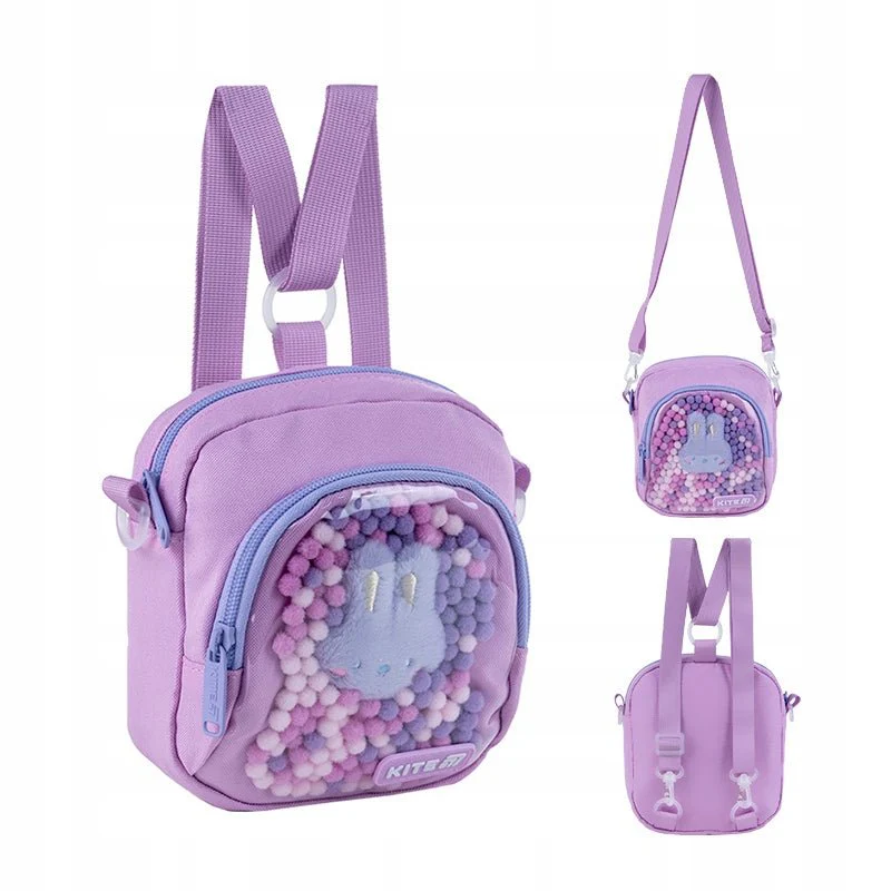 Torebka plecak dla dziewczynek z kulkami Kite Kids Cuty
