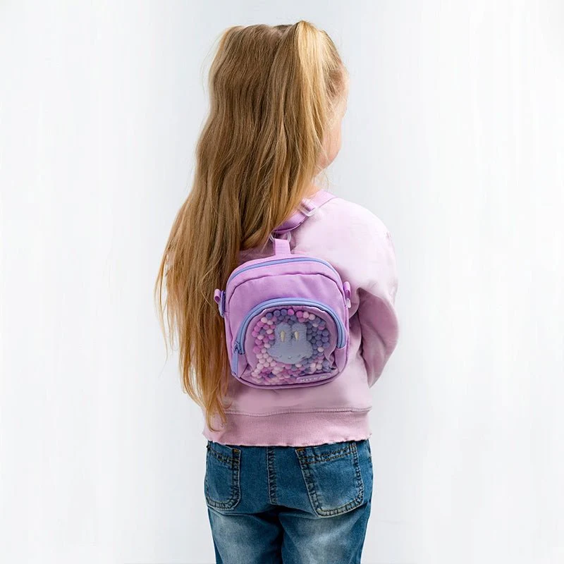 Torebka plecak dla dziewczynek z kulkami Kite Kids Cuty - Image 4