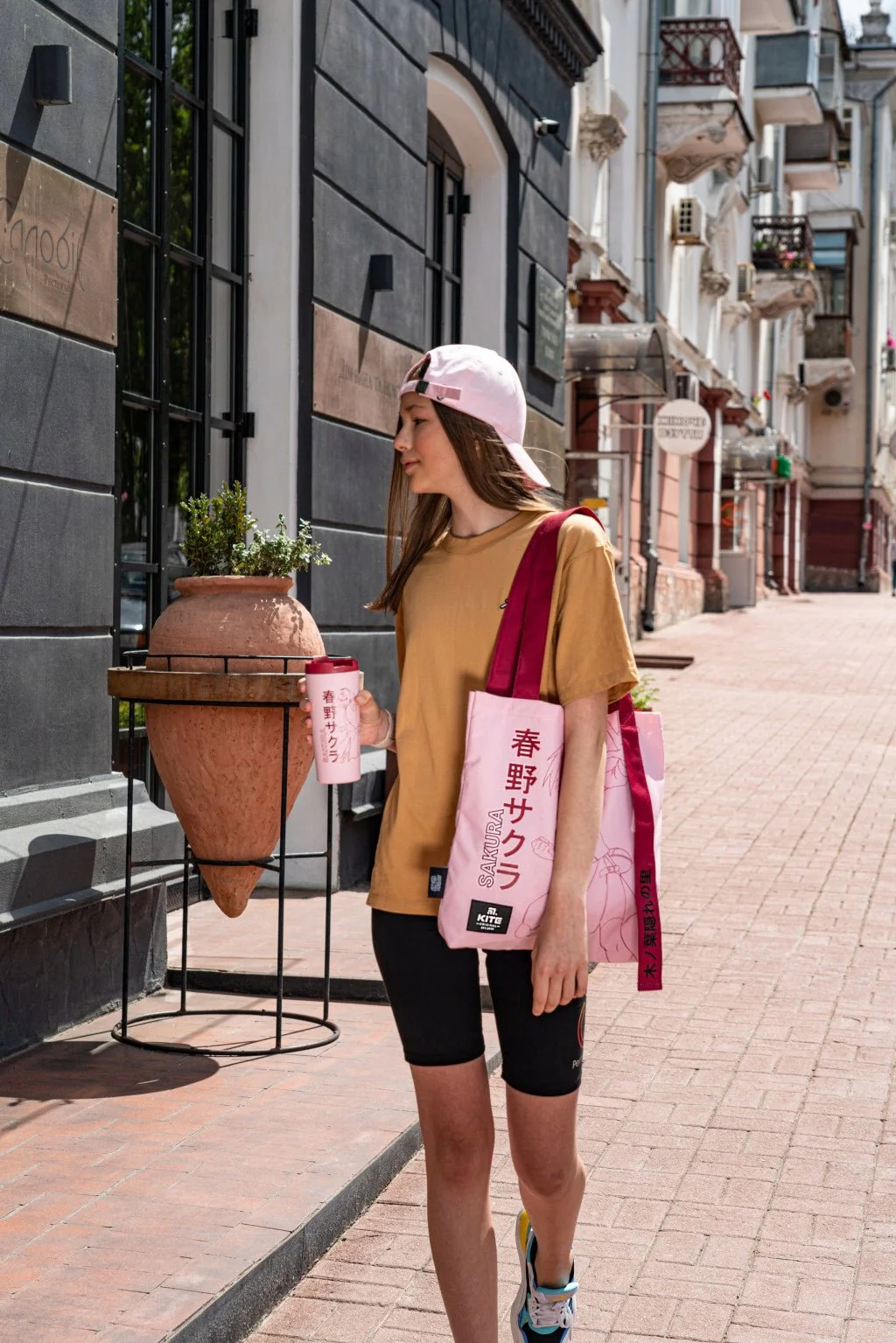 Torebka shopper damska na ramię Naruto Sakura - Image 3