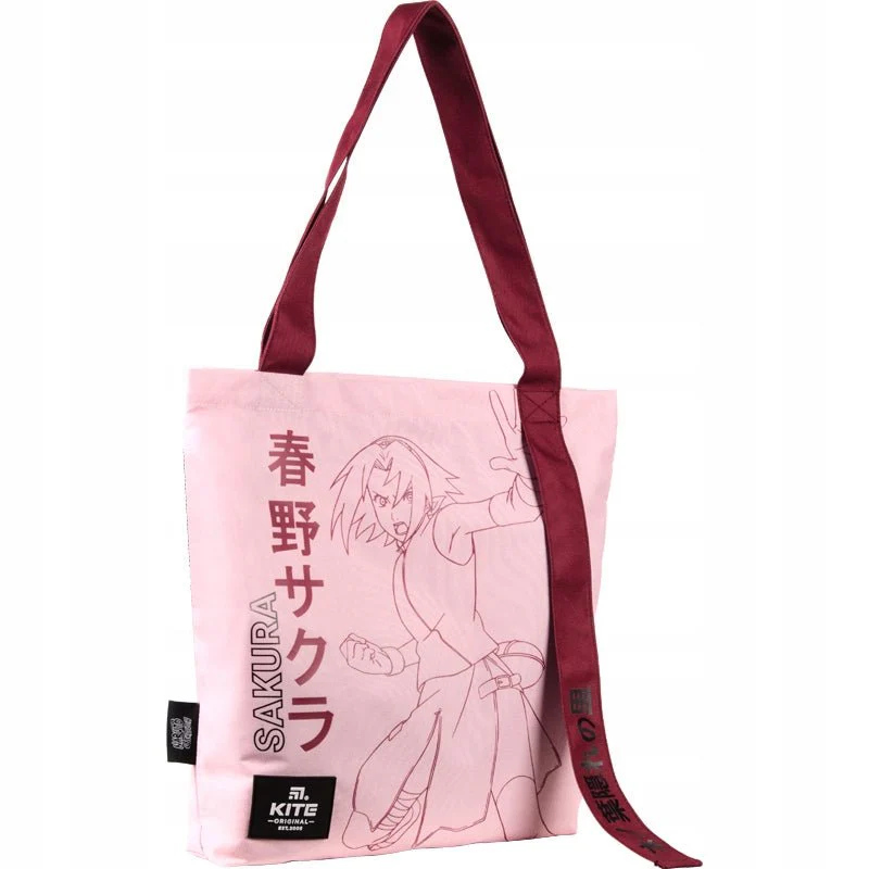 Torebka shopper damska na ramię Naruto Sakura - Image 6