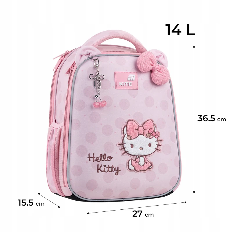 Tornister szkolny dla dziewczynek ortopedyczny Kite Hello Kitty - Image 3