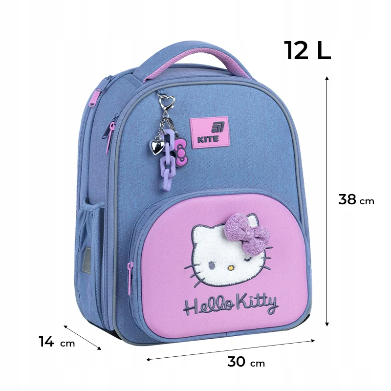 Tornister ortopedyczny szkolny dla dziewczynki 6–12 lat Kite Hello Kitty - Image 3