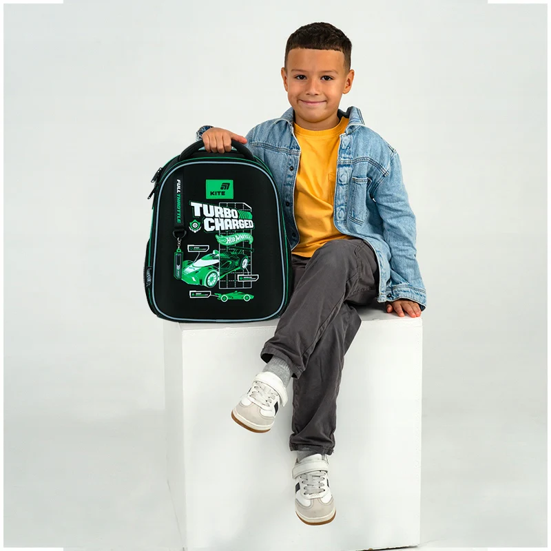 Tornister szkolny ortopedyczny dla chłopców 6-8 lat Kite Hot Wheels - Image 14