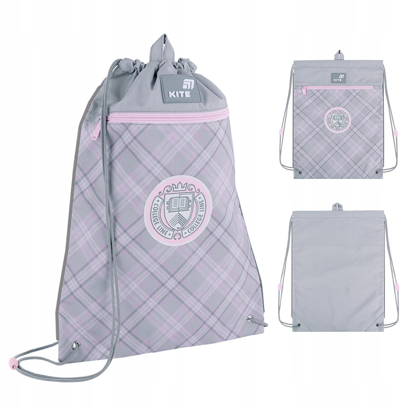 Worek na buty Kite College Line z dodatkową kieszenią na zamek - Image 2