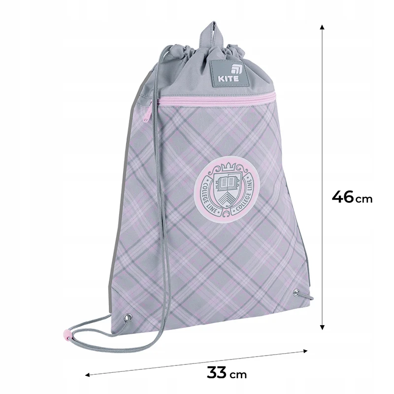 Worek na buty Kite College Line z dodatkową kieszenią na zamek - Image 3