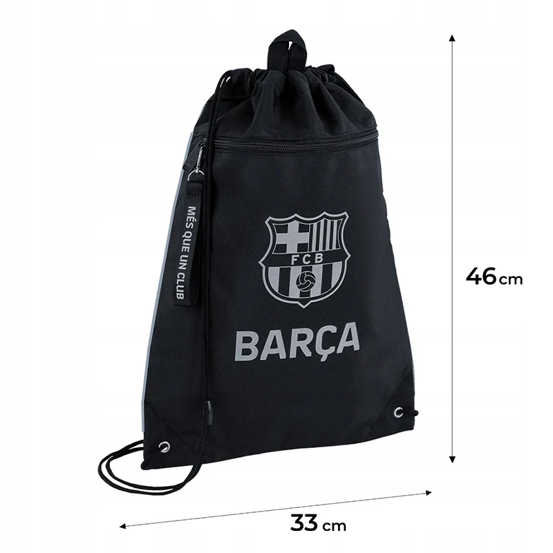 Worek na obuwie Kite FC Barcelona z dodatkową kieszenią na zamek - Image 3