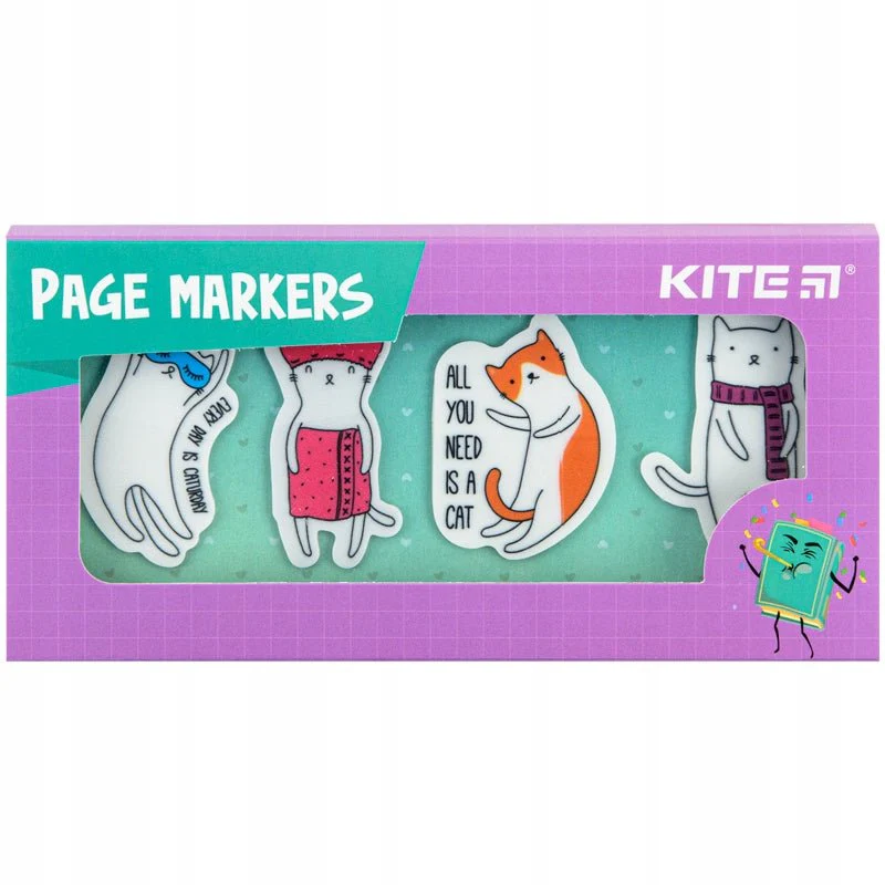 Zakładki indeksujące plastikowe kotki Kite Cats - Image 2