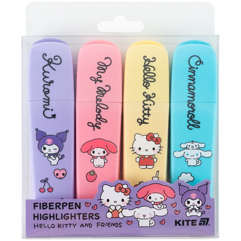 Markery pisaki pastelowe kolory zakreślacze dla dziewczyn Hello Kitty Kite - Image 4