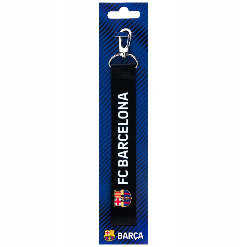 Tekstylna zawieszka FC Barcelona na karabińczyku do plecaka lub kluczy - Image 6