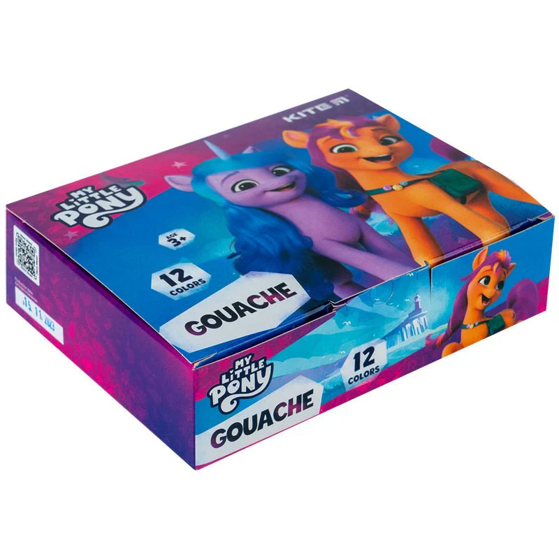 Zestaw farb gwaszowych do szkoły 12 sztuk My Little Pony - Image 6