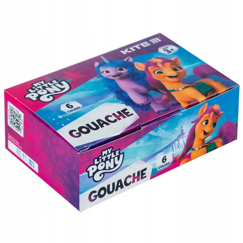 Zestaw farb gwaszowych do szkoły 6 sztuk My Little Pony - Image 6
