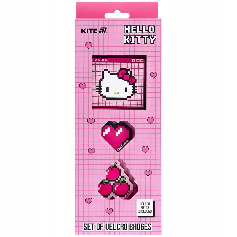 Zestaw naszywek Hello Kitty Patch na rzep Kite 3 sztuki - Image 4