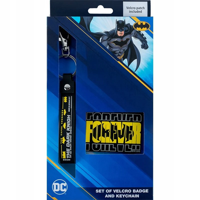 Zestaw naszywka na rzep brelok do kluczy DC Batman - Image 8