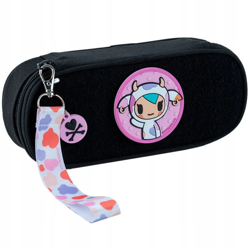 Zestaw naszywka na rzep brelok do kluczy Tokidoki różowy - Image 2
