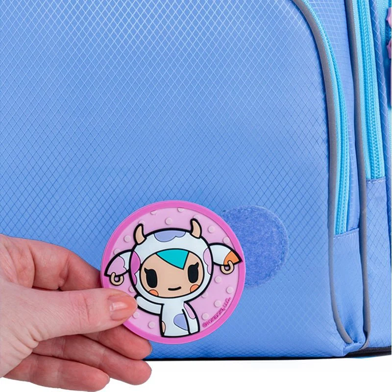 Zestaw naszywka na rzep brelok do kluczy Tokidoki różowy - Image 4