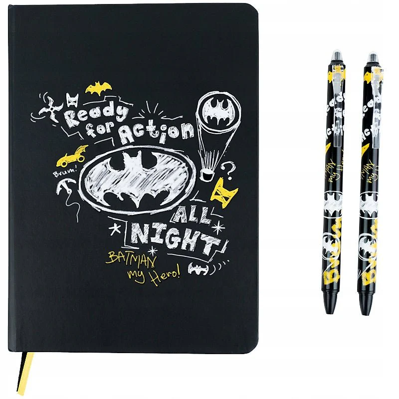 Zestaw notes pamiętnik z 2szt długopisami upominkowy DC Batman - Image 6